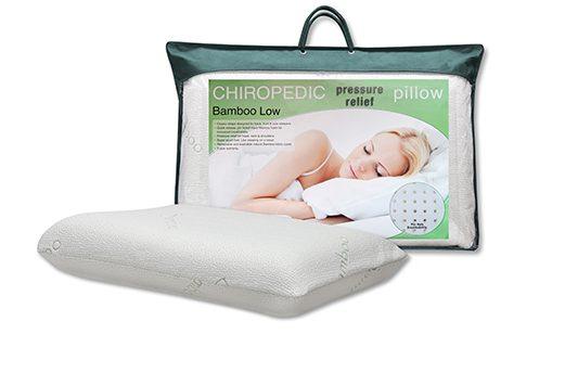 Chiropedic Pressure Relief Bamboo Pillow - Low image