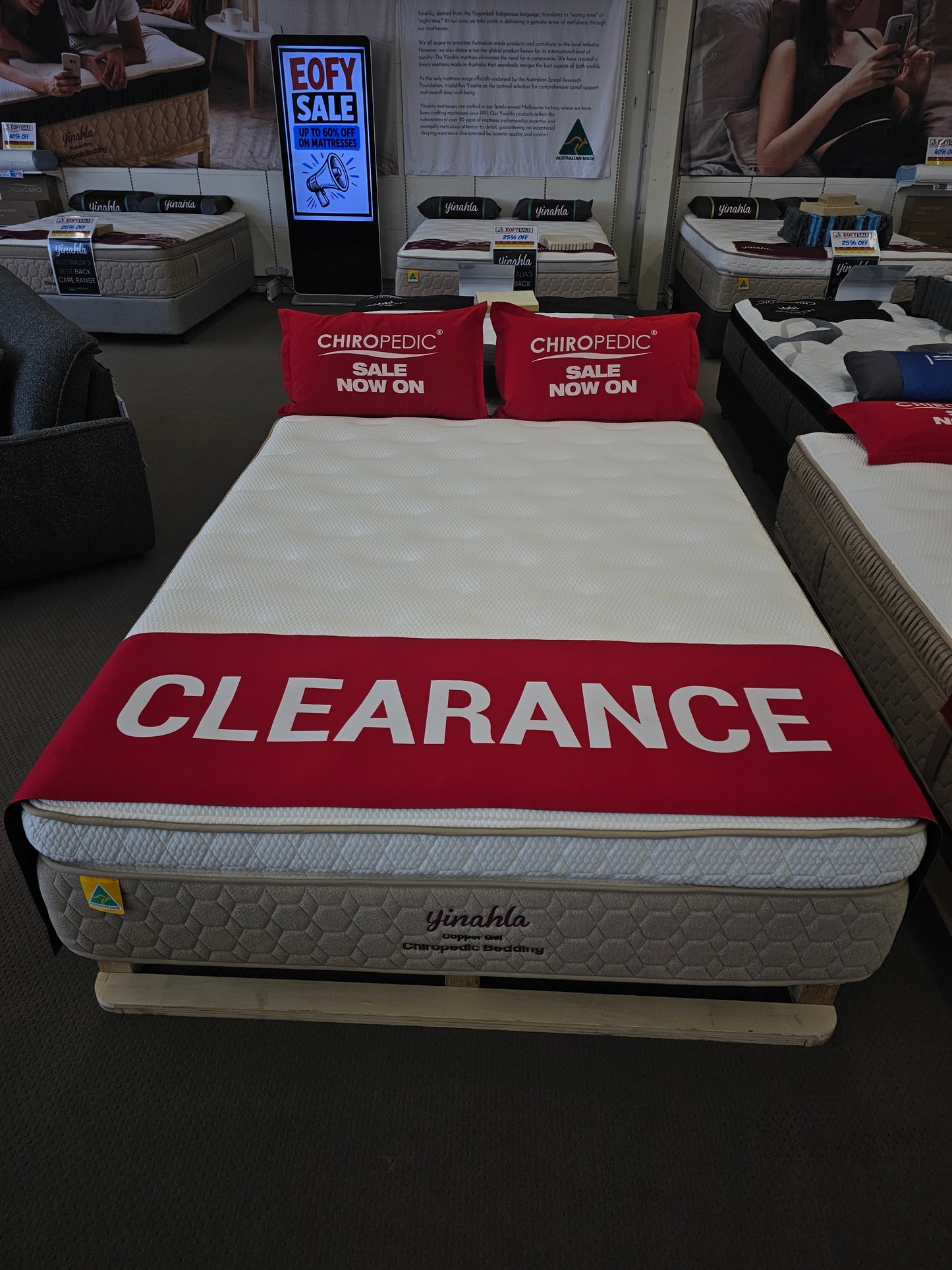 Ex-Display Yinahla Copper Gel Queen Mattress