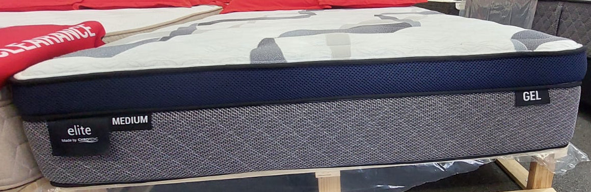 ELITE GEL MEDIUM QUEEN MATTRESS - EX-DISPLAY