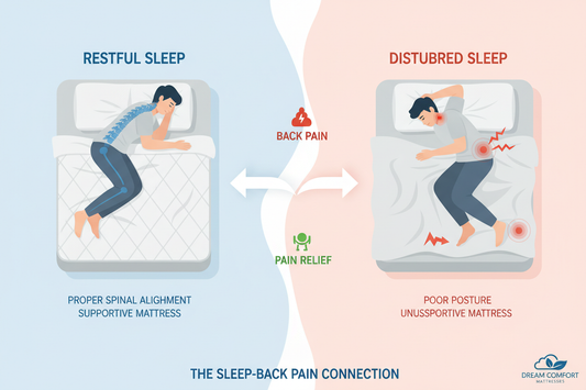 The Relationship Between Back Pain and Sleep: How the Right Mattress Can Help