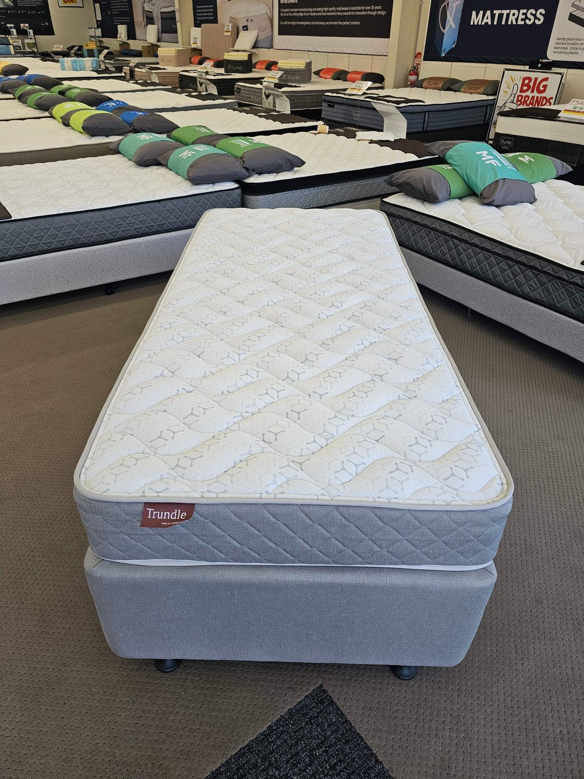 Chiropedic Trundle Bed Long single pop-up