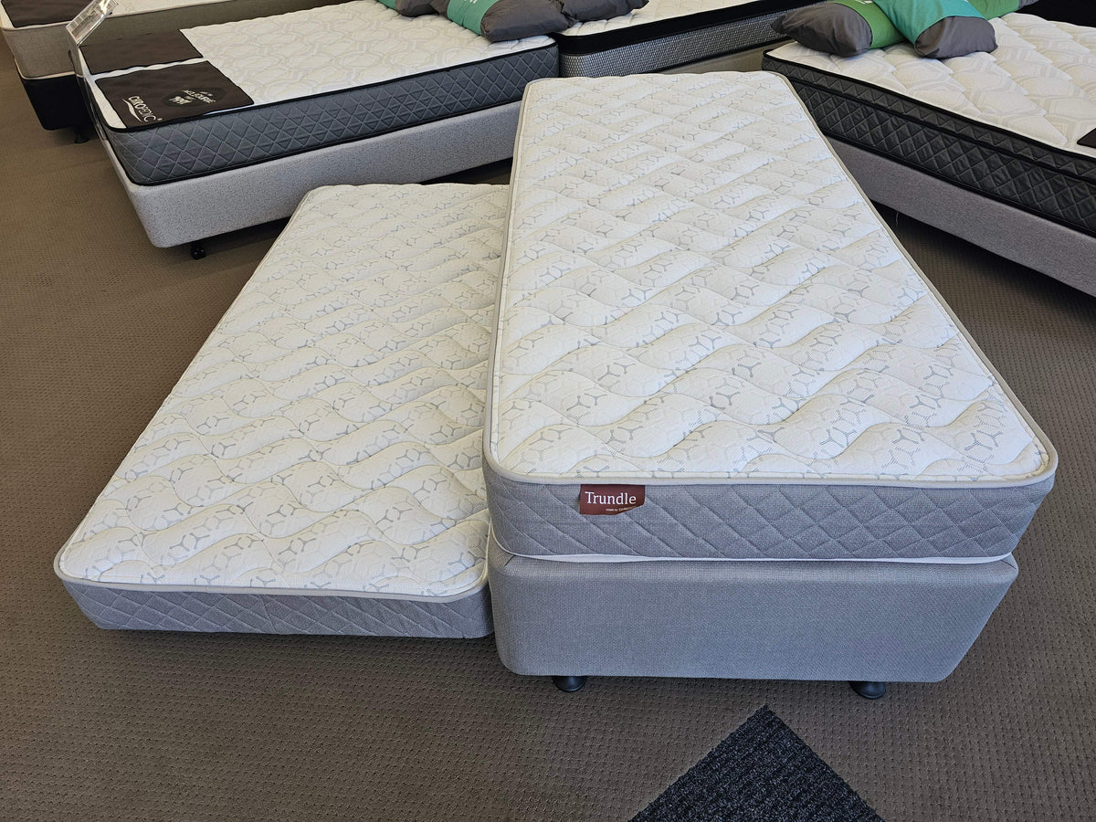 Chiropedic Trundle Bed Long single pop-up