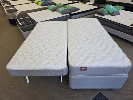 Chiropedic Trundle Bed Long single pop-up