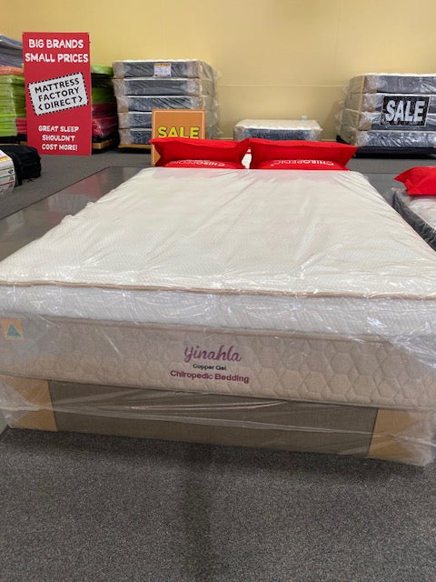 YINAHLA COPPER GEL QUEEN MATTRESS - EX DISPLAY