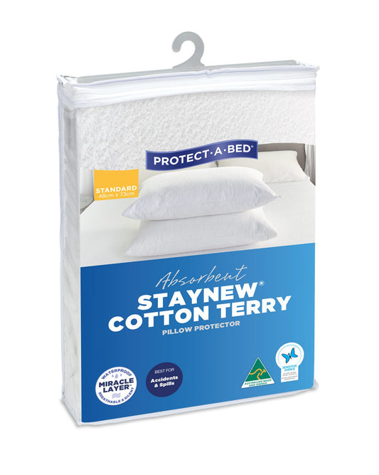 Pillow Protector - Stay New Cotton Terry image 0