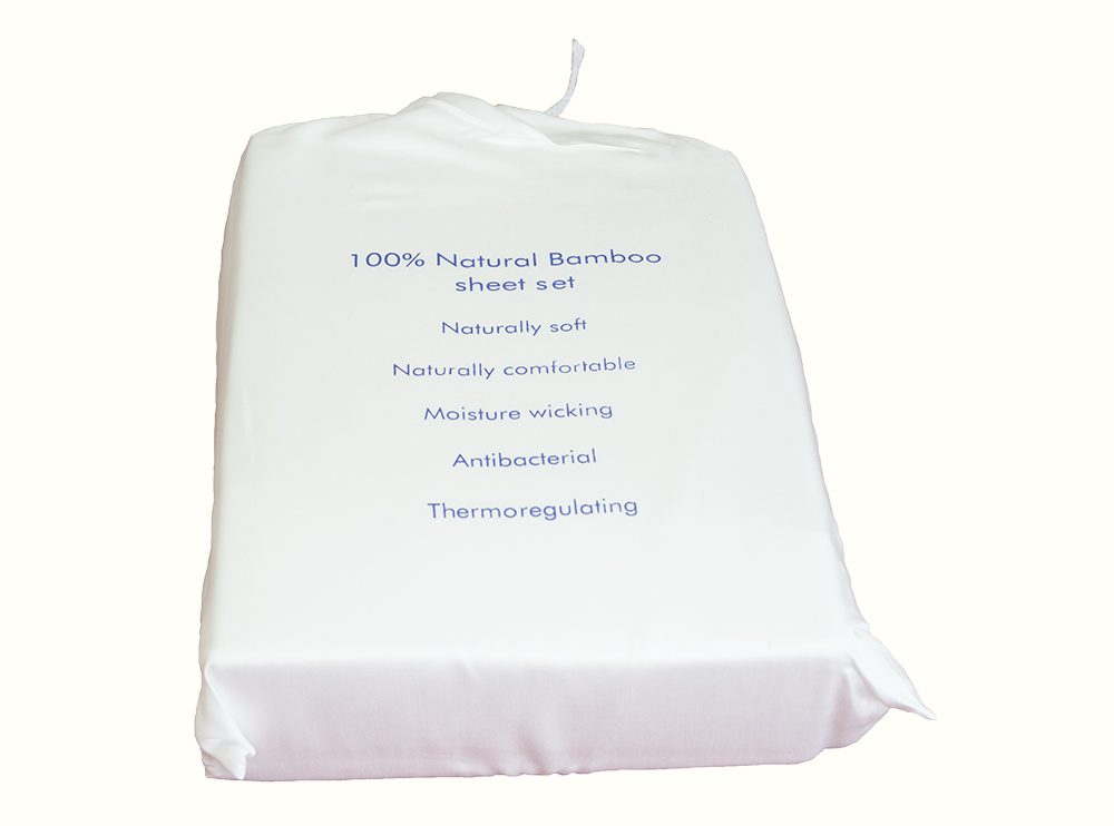 Bamboo Sheets - Double Bamboo Sheets, White image