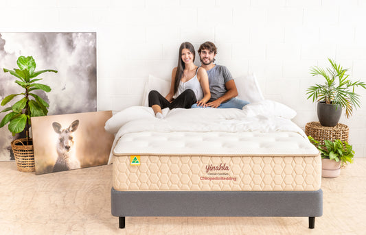 Queen Yinahla CLassic Comfort Mattress and Lumia Base Bundle