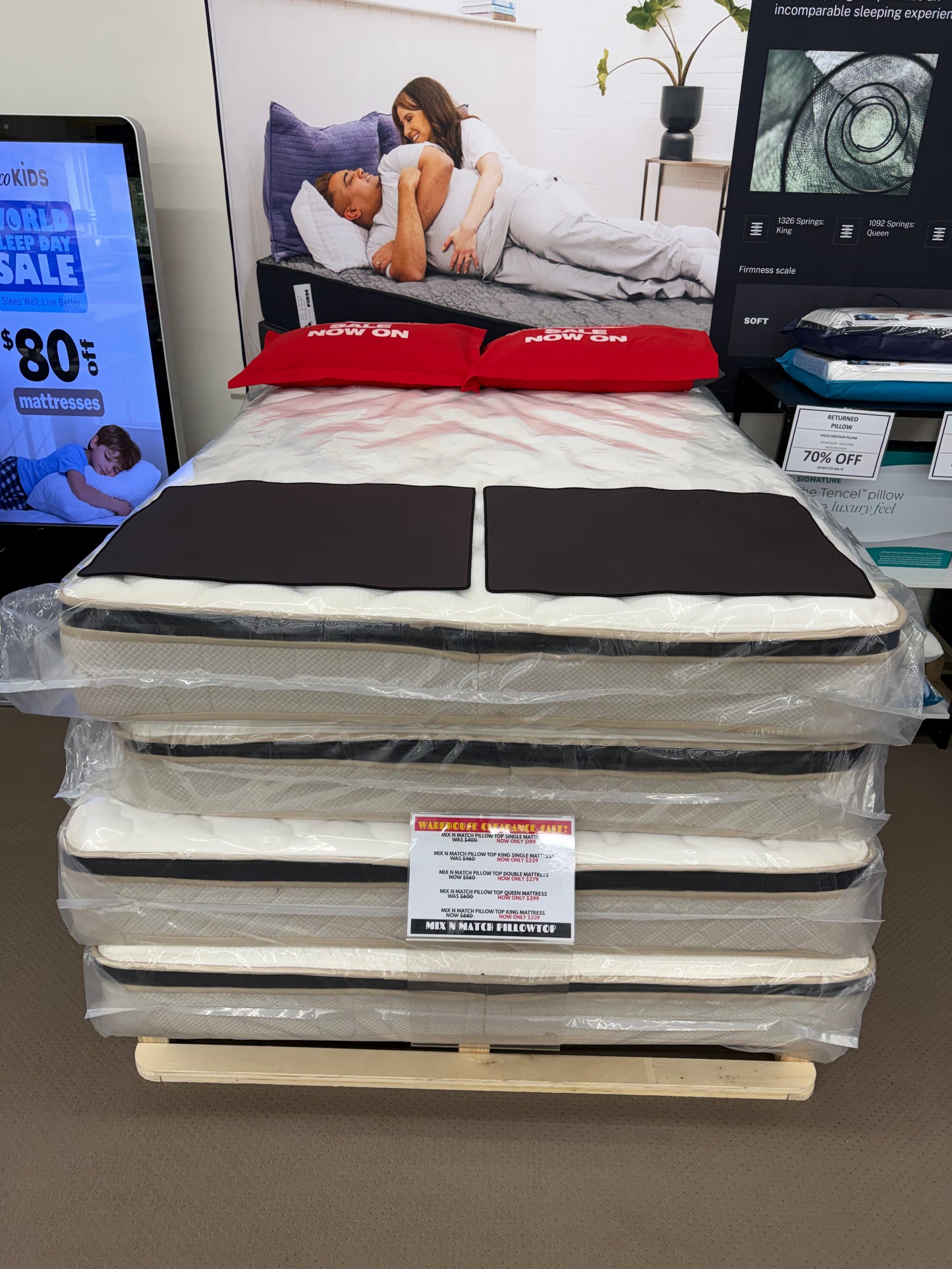 Mix & Match Pillow Top Mattress – Multiple Sizes & Comfort Levels