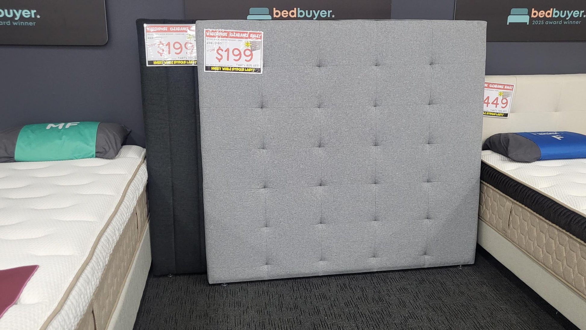 Bedhead Samples Queen Size-Mattress Factory Direct