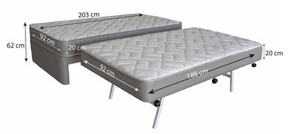 Trundle Bed Set - Pop Up Mattress and Base