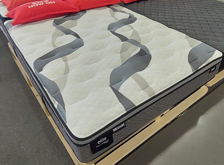 ELITE VISCO MEDIUM QUEEN MATTRESS - EX-DISPLAY