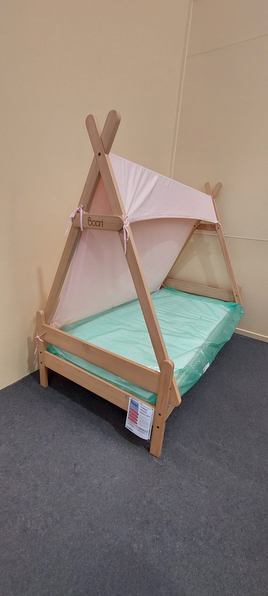 BOORI KIDS FOREST TEEPEE SINGLE BED - EX-DISPLAY