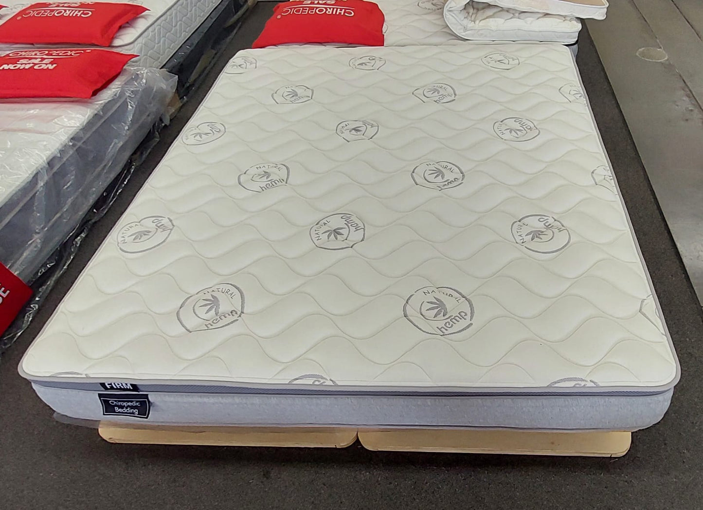 HEMP FIRM PILLOW TOP KING MATTRESS