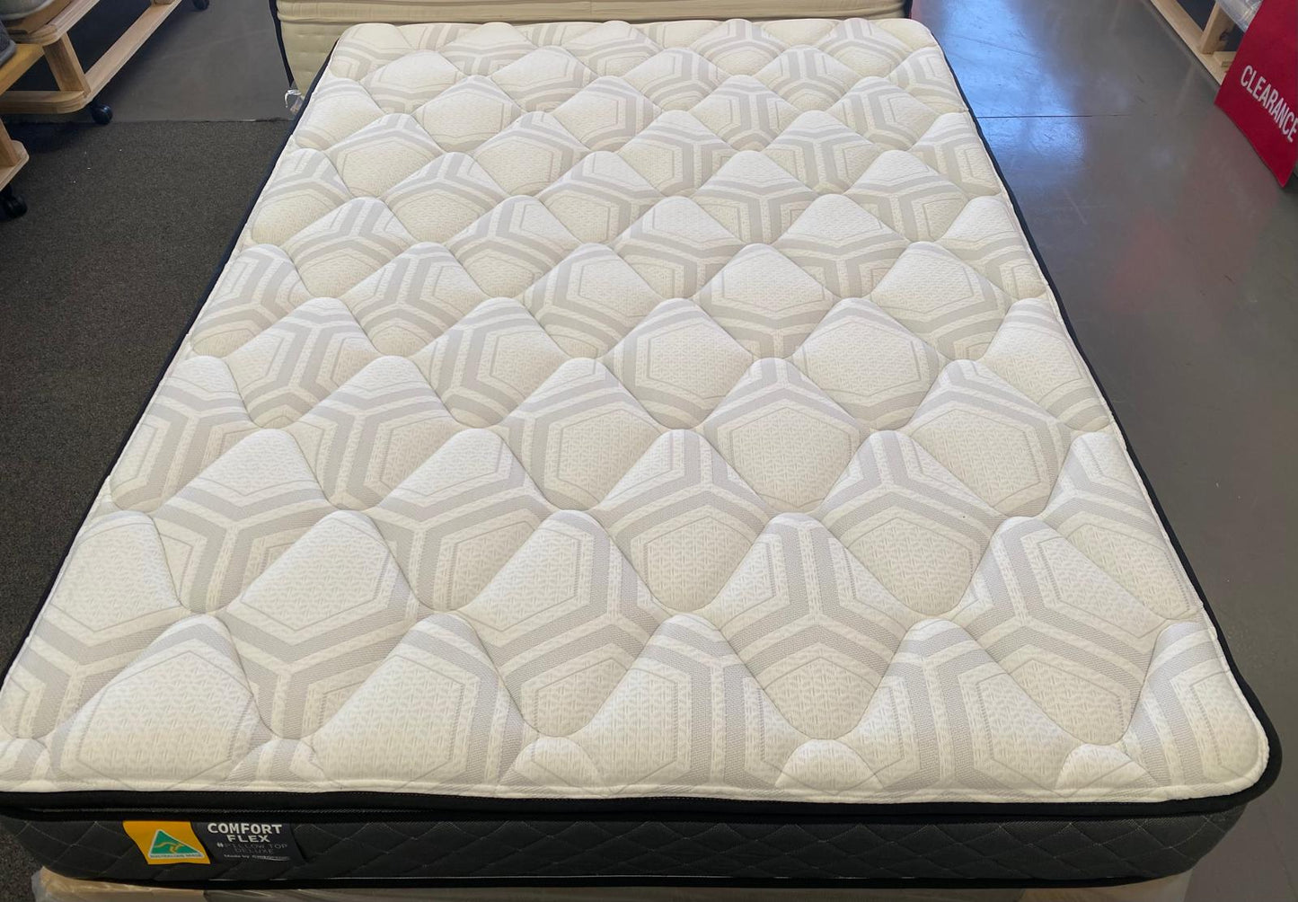 COMFORT FLEX PILLOW TOP DELUXE DOUBLE MATTRESS - EX-DISPLAY