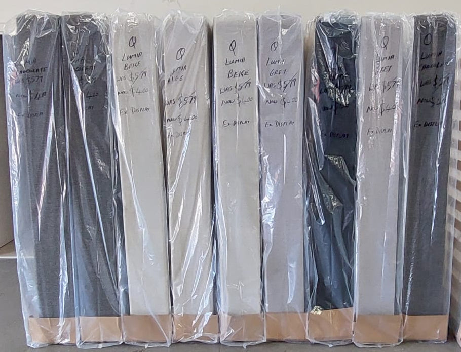 LUMIA QUEEN BED BASES - EX-DISPLAY
