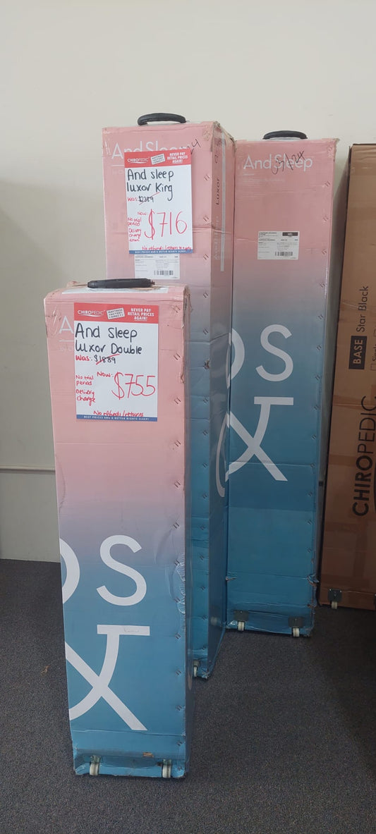 &SLEEP LUXOR [KING & DOUBLE SIZE ONLY] - NEW IN BOX