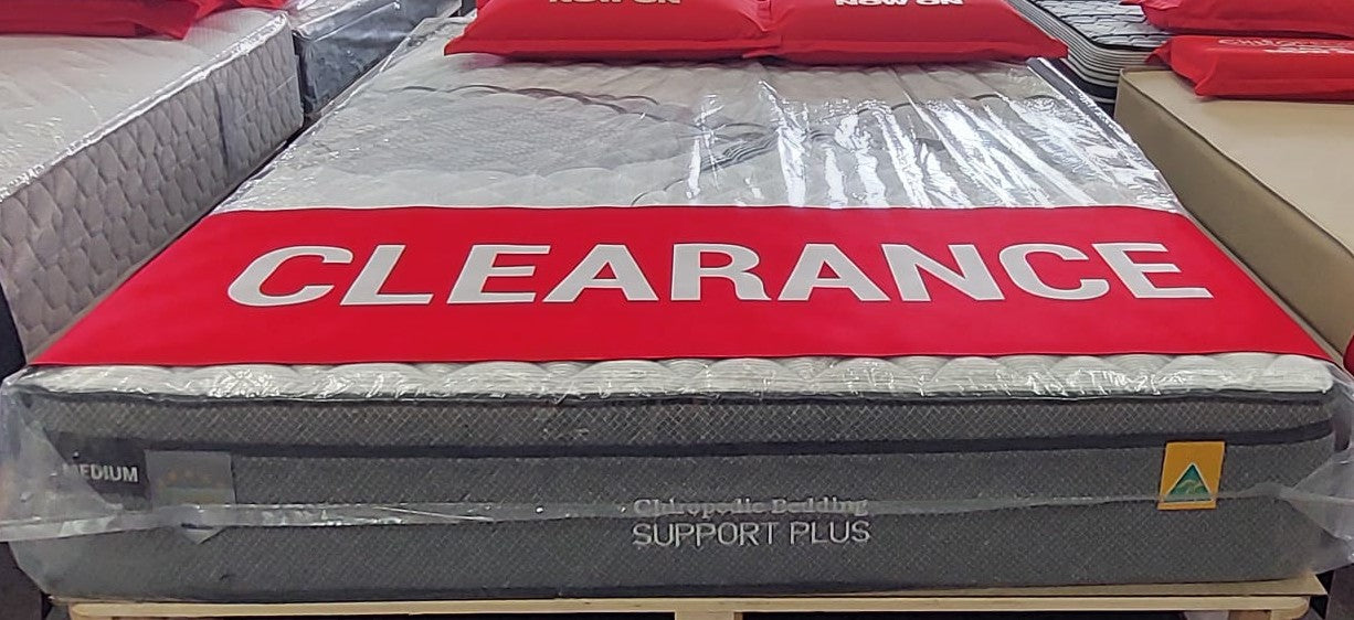 SUPPORT PLUS MEDIUM-FIRM QUEEN MATTRESS - EX-DISPLAY