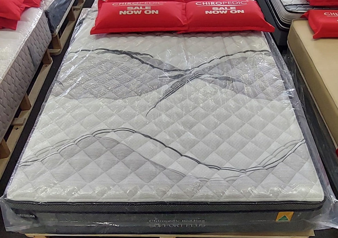 SUPPORT PLUS MEDIUM-FIRM QUEEN MATTRESS - EX-DISPLAY