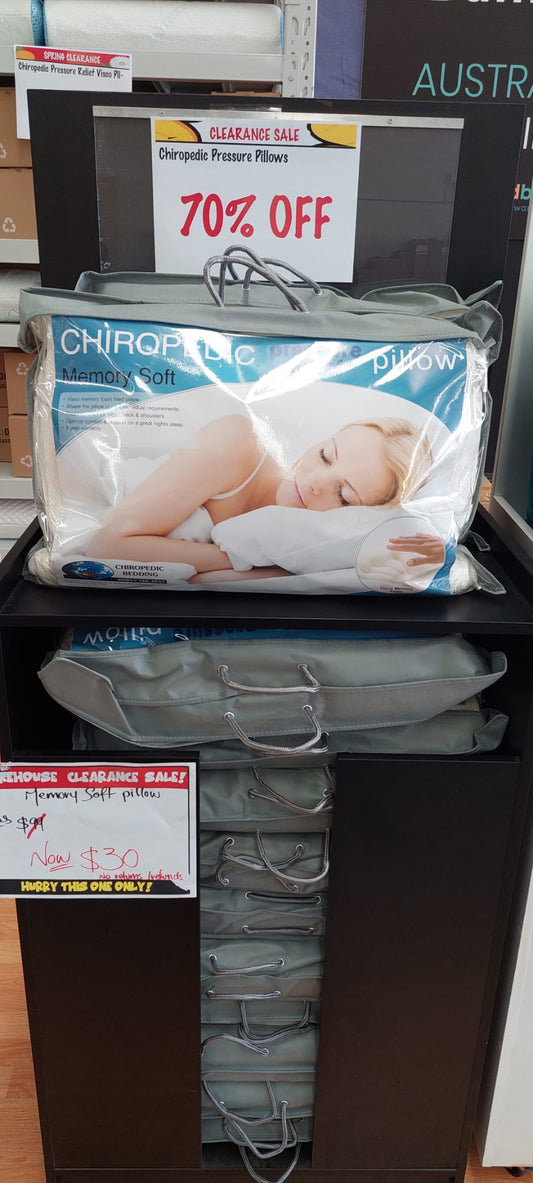 CHIROPEDIC PRESSURE RELIEF MEMORY SOFT PILLOWS