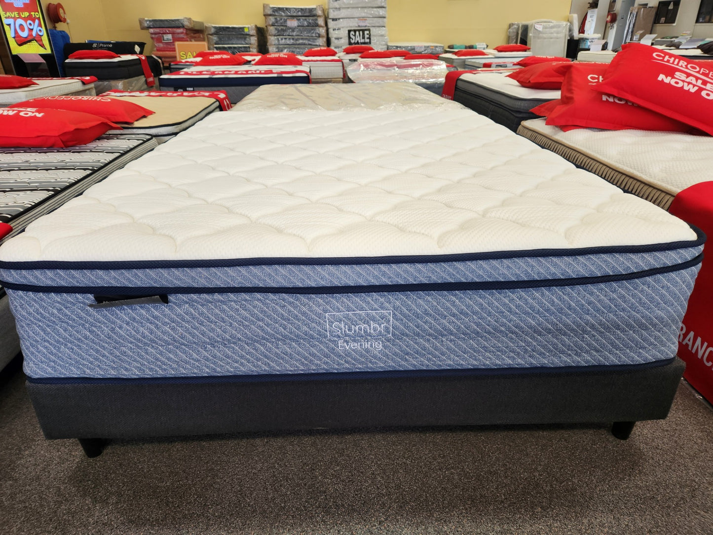 SLUMBR EVENING QUEEN MATTRESS - EX-DISPLAY