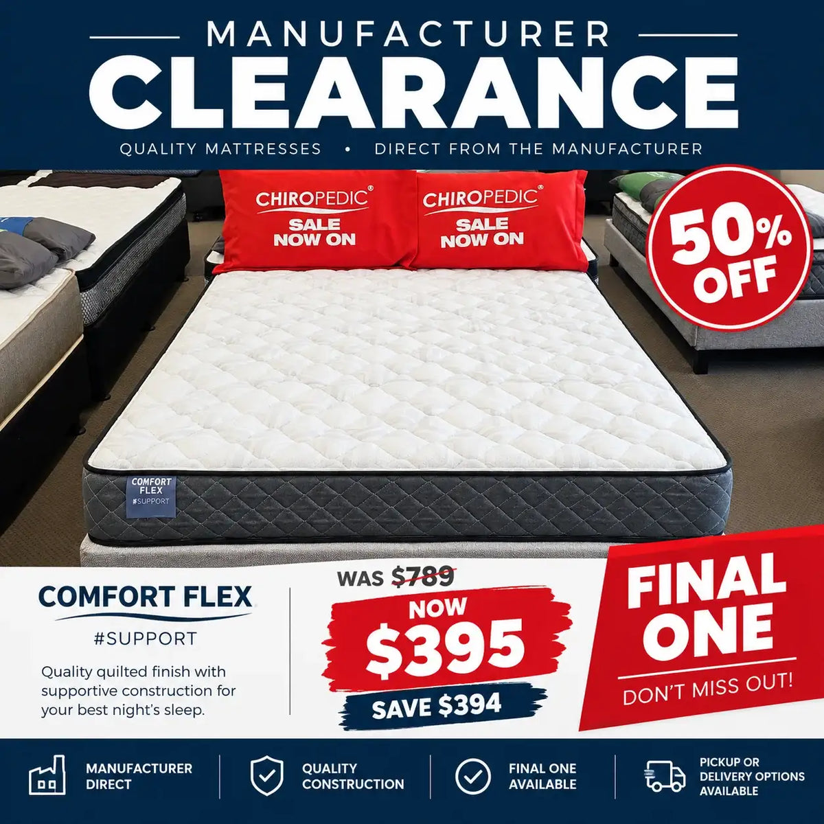 Comfort Flex Support Double Size